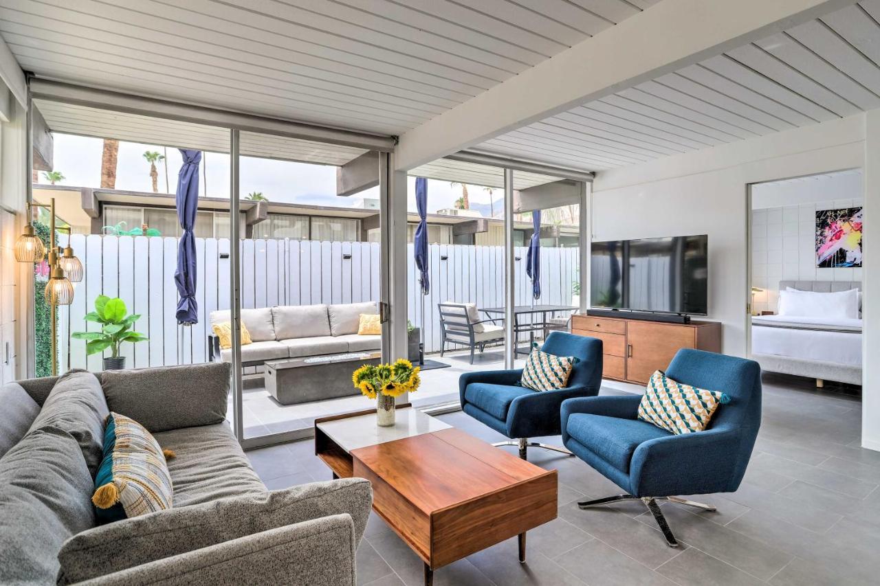 Mid-Century Palm Springs Bungalow With Patio! Eksteriør bilde